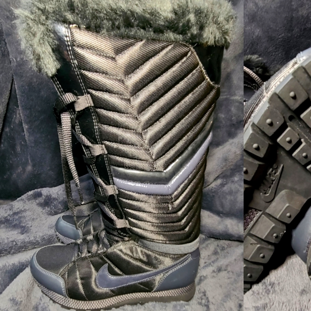 Nike Snow Boots Black sz 7 (New)